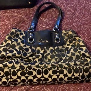 Coach signature purse